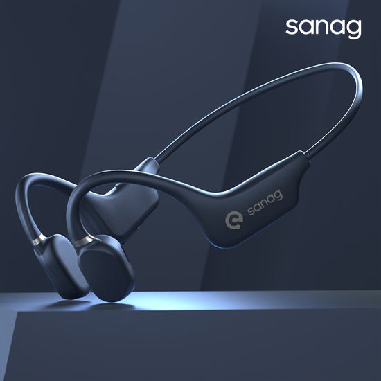 Sanag A5X Bone Conduction Wireless Headphones with 3D Sound